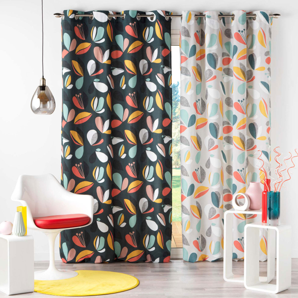 Κουρτίνα (140x240) Με Τρουκς L-C Panaflore Vert 1609991