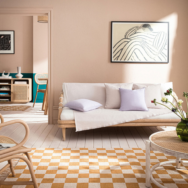 Ριχτάρι Καναπέ Διθέσιου (180x250) Gofis Home Liberta Violet 841/19