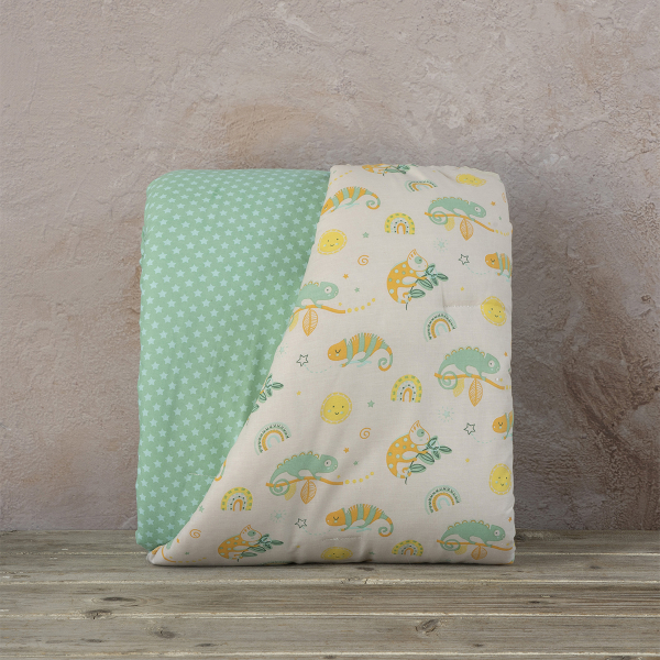 Κουβερλί Κούνιας (100x140) Nima Baby Cute Chameleon