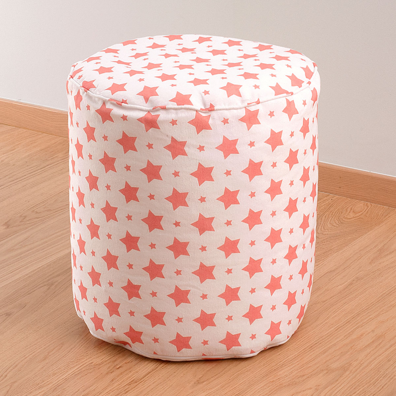 Πούφ (Φ40x45) Ravelia Rumba Pink