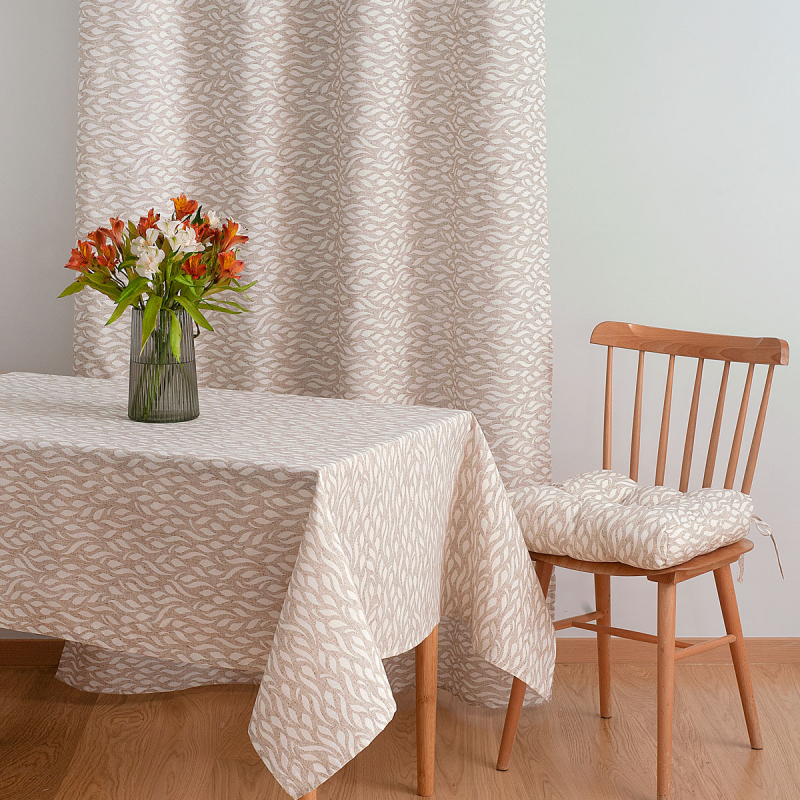 Κουρτίνα (140x270) Με Τρέσα Ravelia Maloua Beige