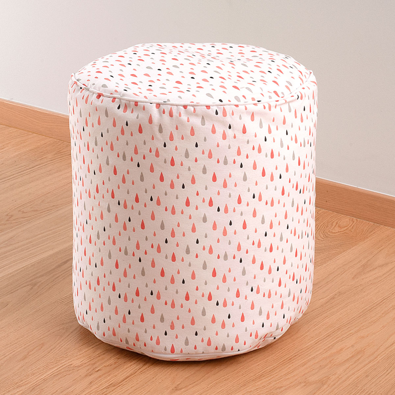 Πούφ (Φ40x45) Ravelia Mambo Pink