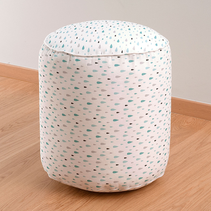 Πούφ (Φ40x45) Ravelia Mambo Ciel