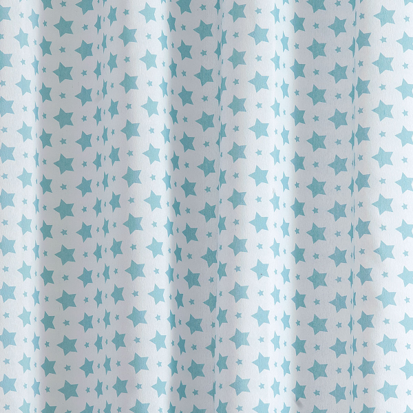 Παιδική Κουρτίνα (140x270) Με Τρέσα Ravelia Rumba Ciel