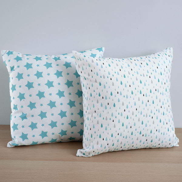 Διακοσμητικό Μαξιλάρι (45x45) Ravelia Mambo Ciel