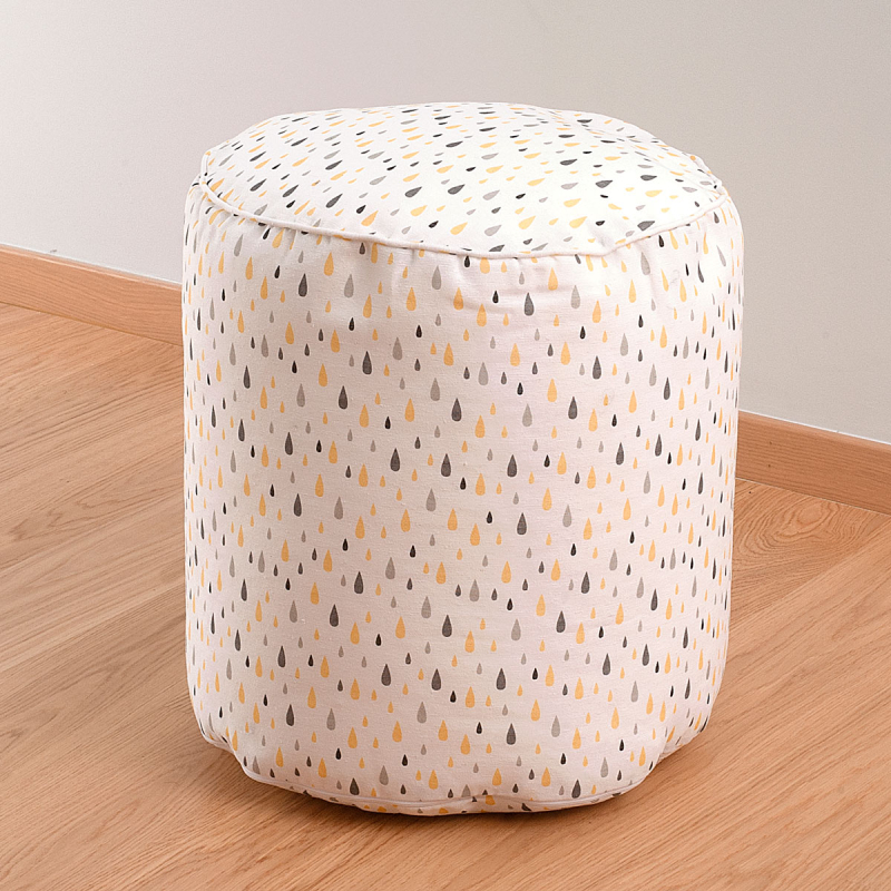 Πούφ (Φ40x45) Ravelia Mambo Grey