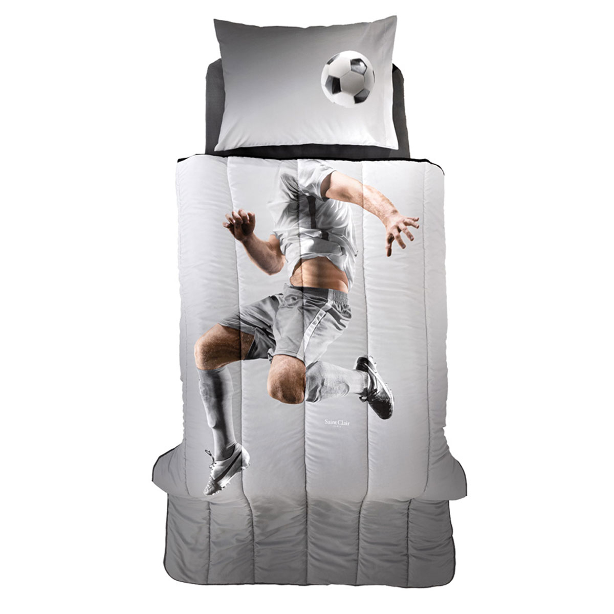 Πάπλωμα Μονό (Σετ 160X220) Saint Clair Striker Home Παιδικά Λευκά Είδη Παπλώματα Spitishop