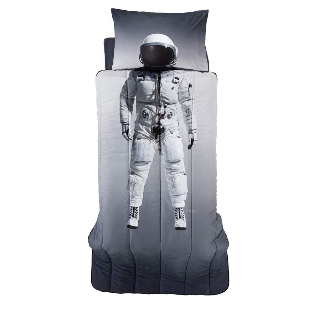 Κουβερλί Μονό (Σετ 160X230) Saint Clair Space Home Παιδικά Λευκά Είδη Spitishop