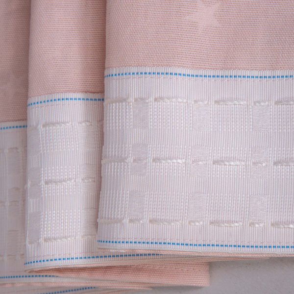 Παιδική Κουρτίνα (140x280) Με Τρέσα Nef-Nef Homeware Kids Dream Pink