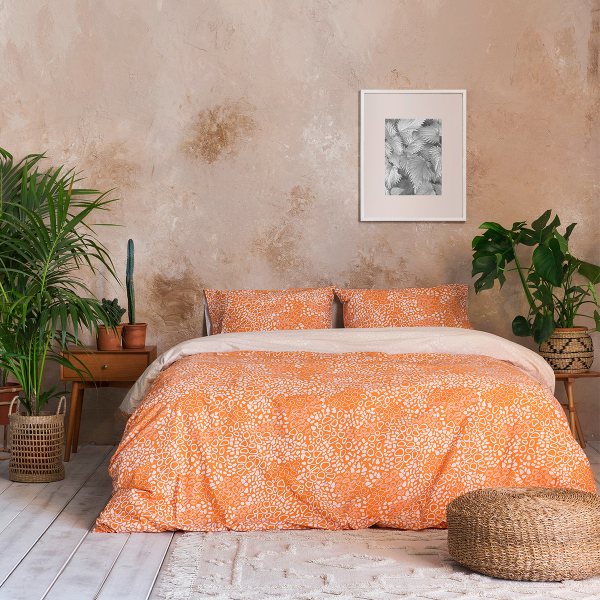 Σεντόνια Μονά (Σετ) Nima Bed Linen Mamba Deep Orange