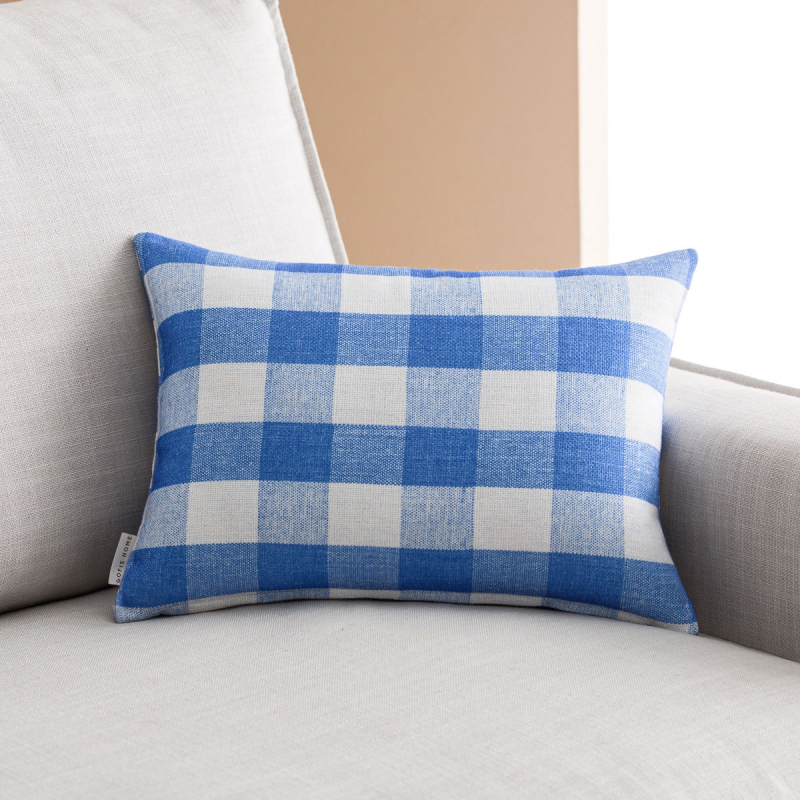 Διακοσμητική Μαξιλαροθήκη (30x45) Gofis Home Cubic Blue 589/01