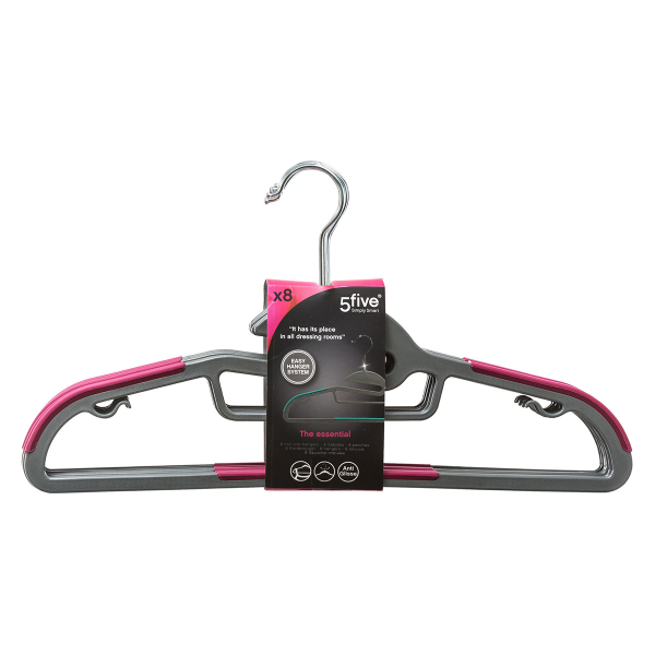 Κρεμάστρες Ρούχων (Σετ 8τμχ) F-V Bimat Fuchsia 151576