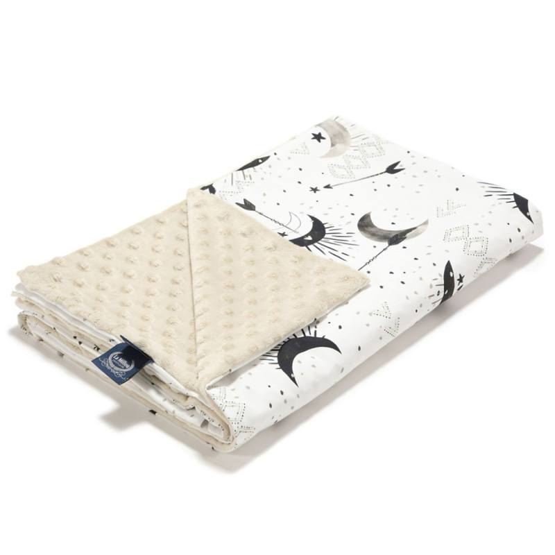 Κουβέρτα Minky Αγκαλιάς (80x100) La Millou Bright Luna Sand