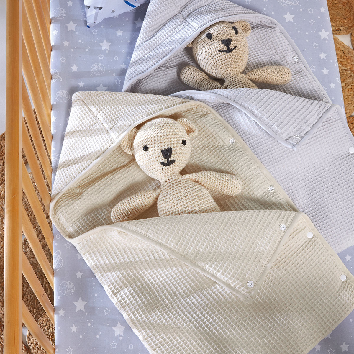 Καλοκαιρινός Υπνόσακος Πικέ Kentia Baby Dormire 22 Grey Home Βρεφικά Προίκα Μωρού Υπνόσακοι Spitishop