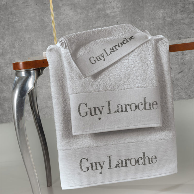 Πετσέτες Μπάνιου (Σετ 3τμχ) Guy Laroche Futura Silver 500gsm