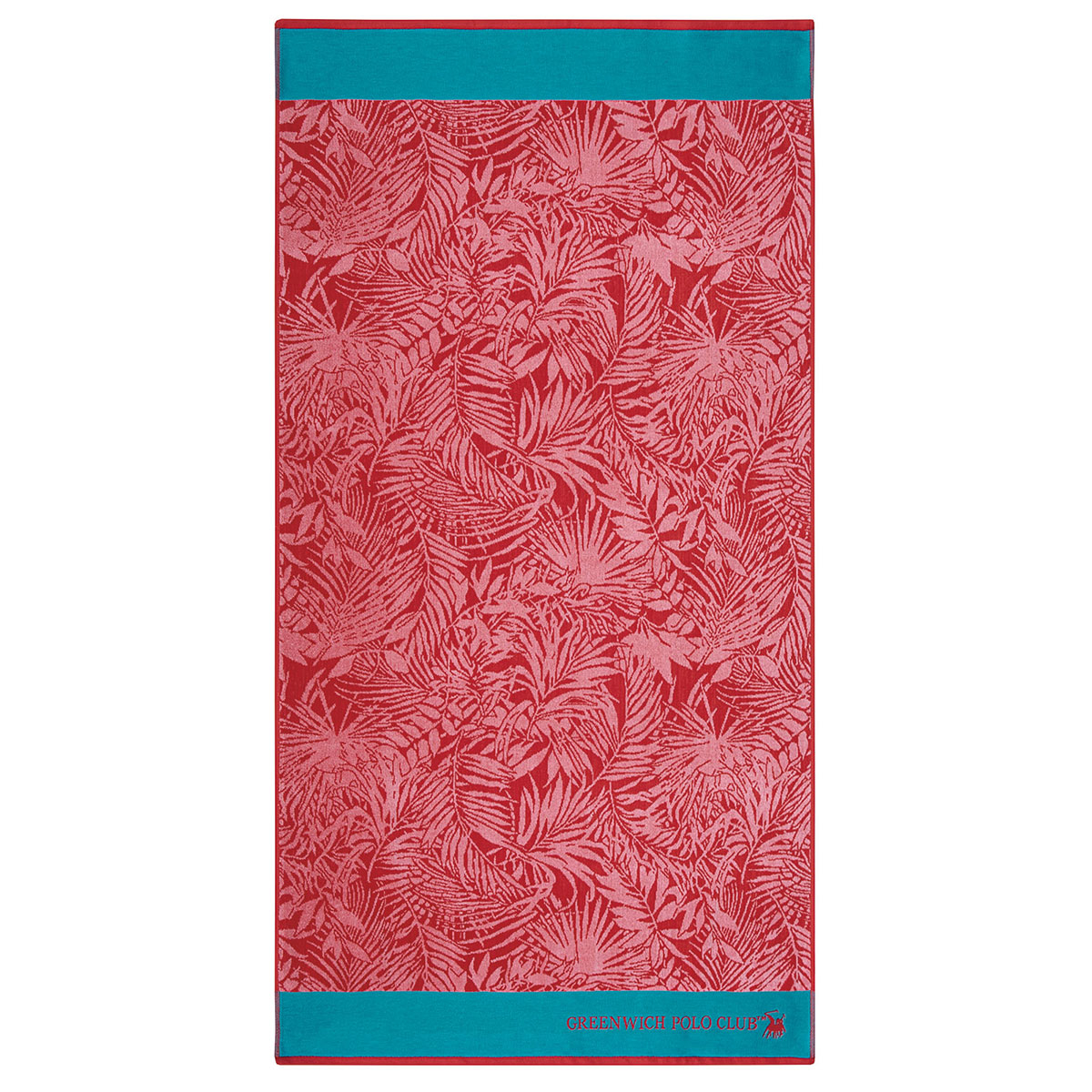 Πετσέτα Θαλάσσης (90×170) Greenwich Polo Club 3654 Red