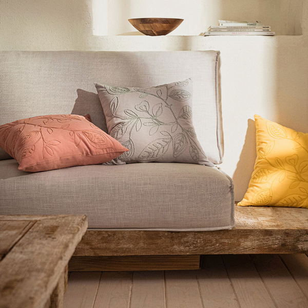 Διακοσμητική Μαξιλαροθήκη (43x43) Gofis Home Pale Water Grey 381/34