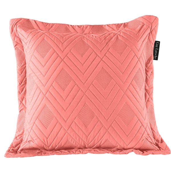 Κουβερλί Υπέρδιπλο (220x240) + Διακοσμητική Μαξιλαροθήκη Guy Laroche Curves Coral