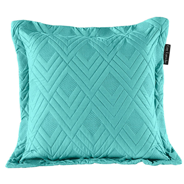 Κουβερλί Υπέρδιπλο (220x240) + Διακοσμητική Μαξιλαροθήκη Guy Laroche Curves Petrol