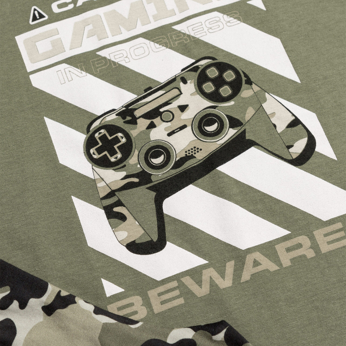 Πιτζάμα Παιδική Καλοκαιρινή Minervakia Gaming 61951-860 Χακί No14 Home Ένδυση - Βρεφική Σπιτιού Παιδικές Πιτζάμες Spitishop