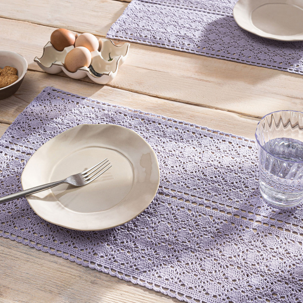 Σουπλά (32x50) Gofis Home Crochet Violet 019/19