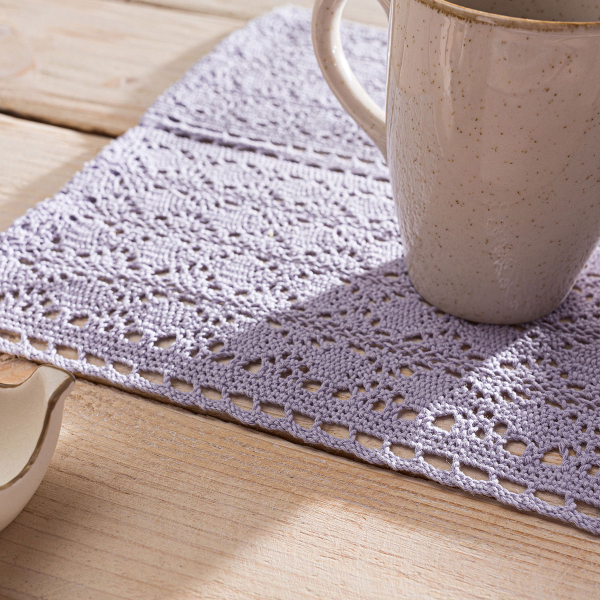 Σουπλά (32x50) Gofis Home Crochet Violet 019/19
