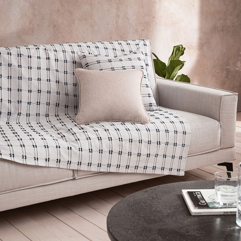 Ριχτάρι Καναπέ Τριθέσιου (180x310) Gofis Home Celtic Marine Blue 377/09