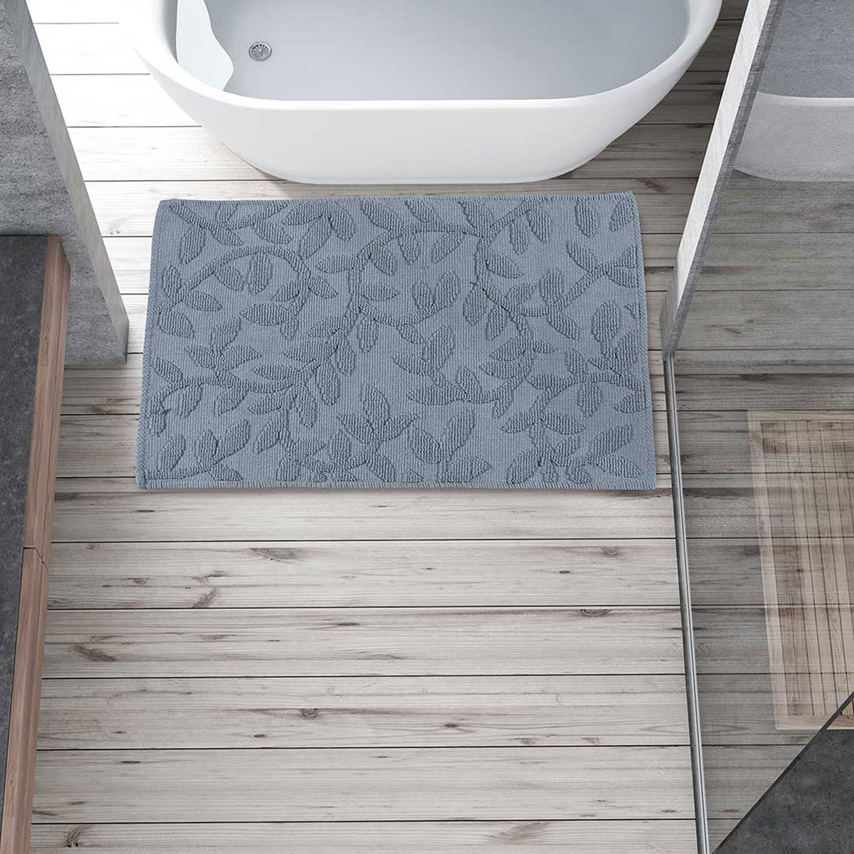 Πατάκι Μπάνιου (50x80) Das Home Bathmats Colours 0629 Grey