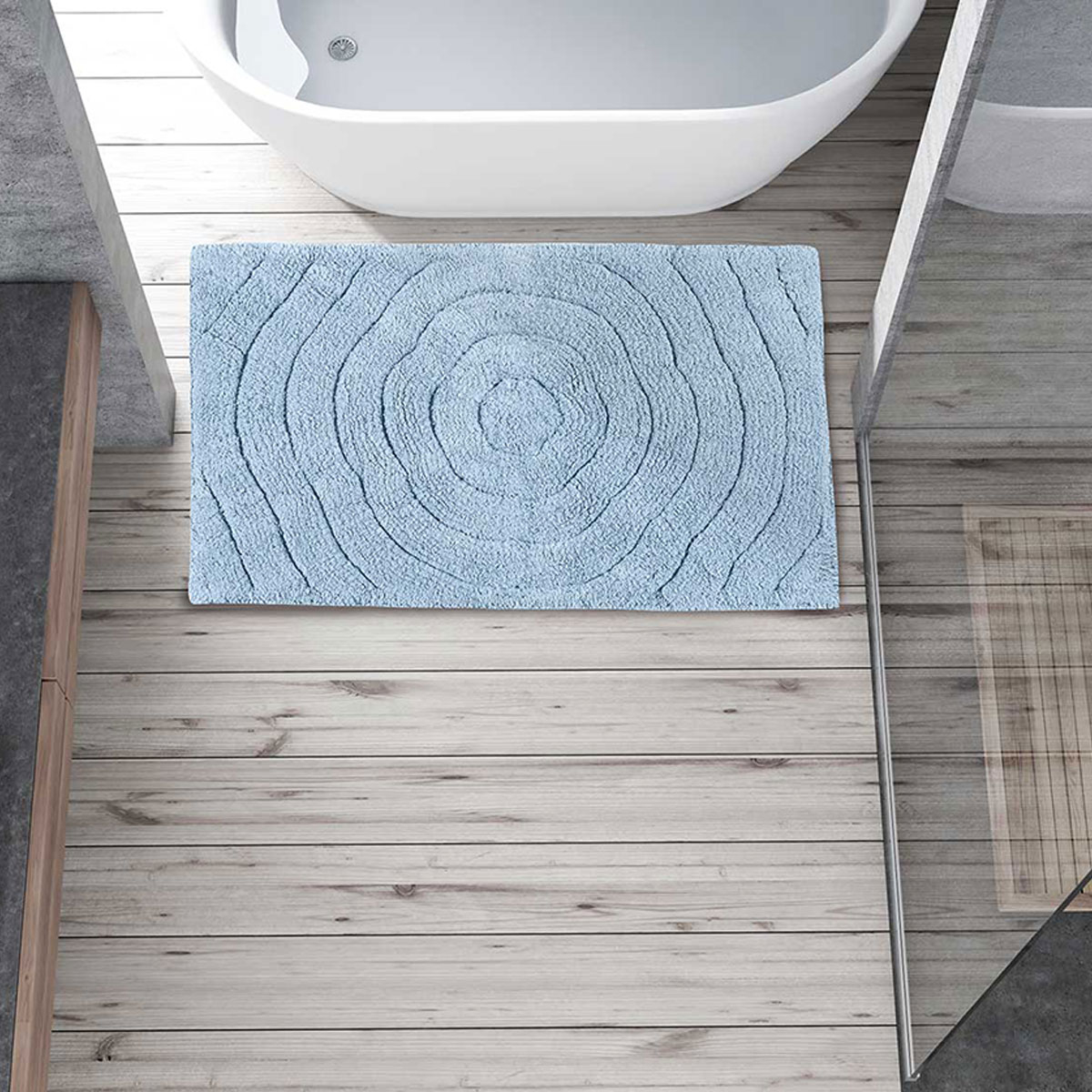 Πατάκι Μπάνιου (60×90) Das Home Bathmats Colours 0626 Ciel 204028