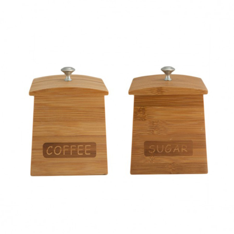 Δοχείο Ζάχαρης + Καφέ (Σετ) Marva Nat. Bamboo 604010