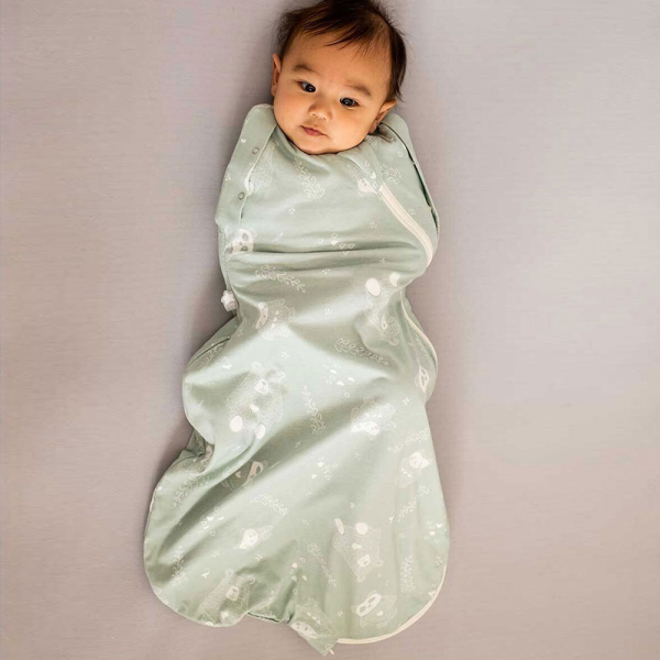 Καλοκαιρινός Υπνόσακος - Πάνα Φασκιώματος (0-3 Μηνών) Gro Company Swaddle Bag Woodland