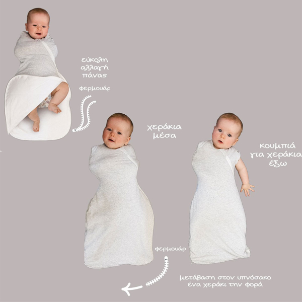 Καλοκαιρινός Υπνόσακος - Πάνα Φασκιώματος (0-3 Μηνών) Gro Company Swaddle Bag Woodland