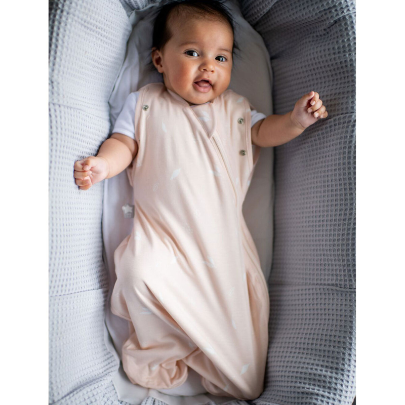 Καλοκαιρινός Υπνόσακος - Πάνα Φασκιώματος (0-3 μηνών) Gro Company Swaddle Bag Pink Petal