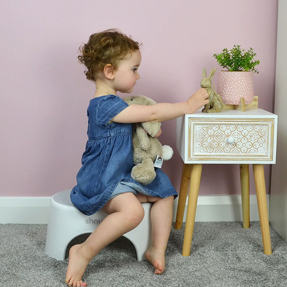 Βοηθητικό Σκαλοπάτι Μπάνιου Shnuggle Step Stool White Shn-Stp-Wht Home Βρεφικά Φροντίδα & Περιποίηση Μωρού Spitishop