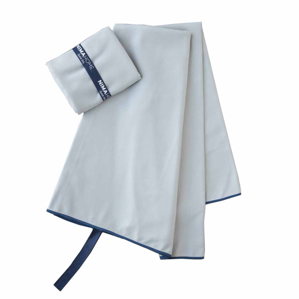 Πετσέτα Microfiber (90x160) Nima Riva Grey