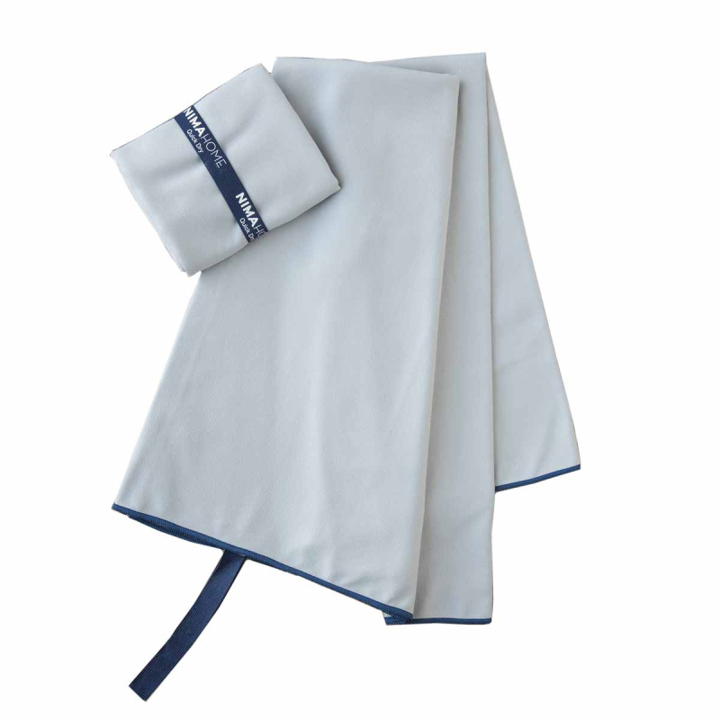 Πετσέτα Microfiber (90x160) Nima Riva Grey
