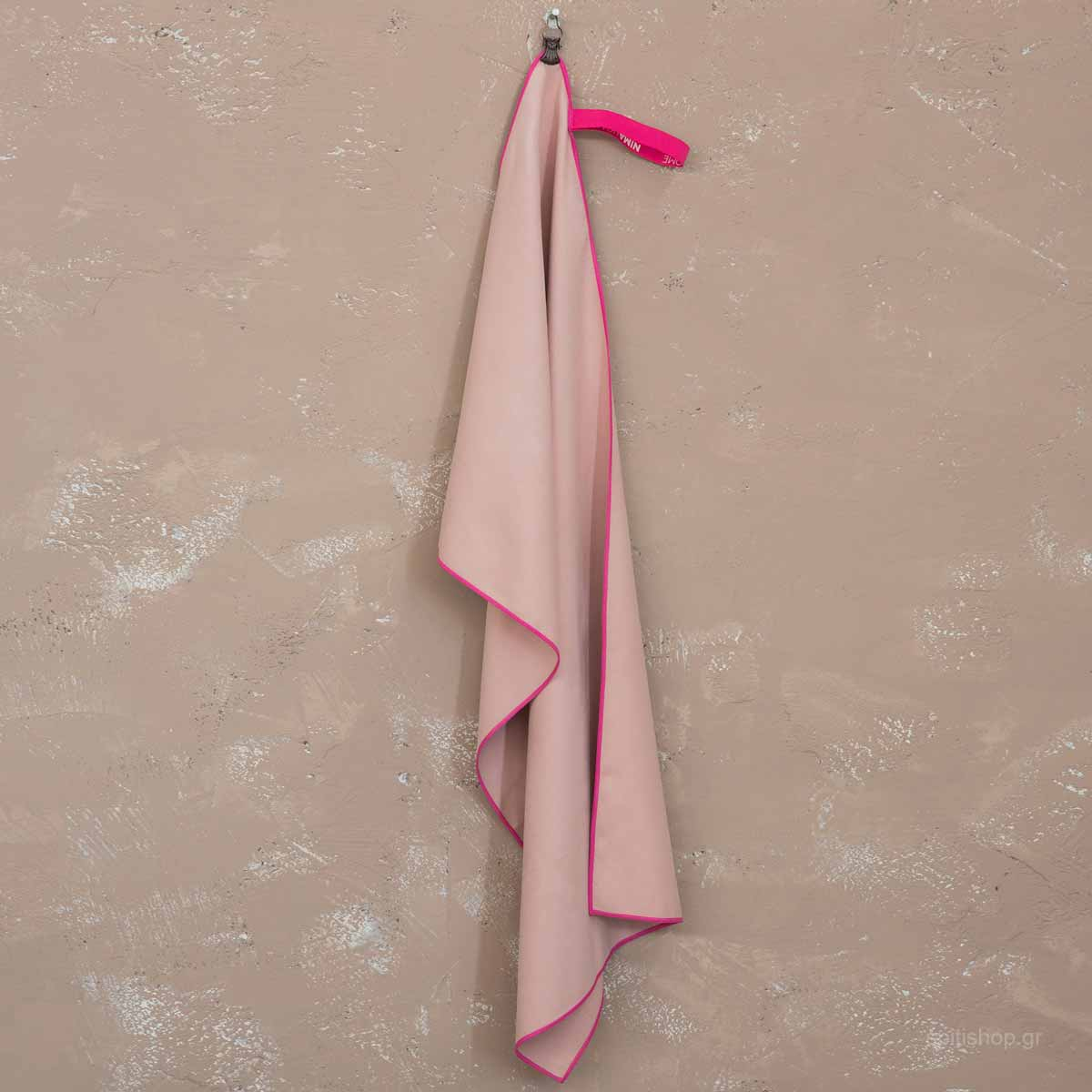 Πετσέτα Microfiber (90X160) Nima Riva Pink Home Θαλάσσης Πετσέτες Ενηλίκων Spitishop