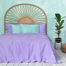 Κουβέρτα Πικέ Υπέρδιπλη Nima Bed Linen Habit Lavender