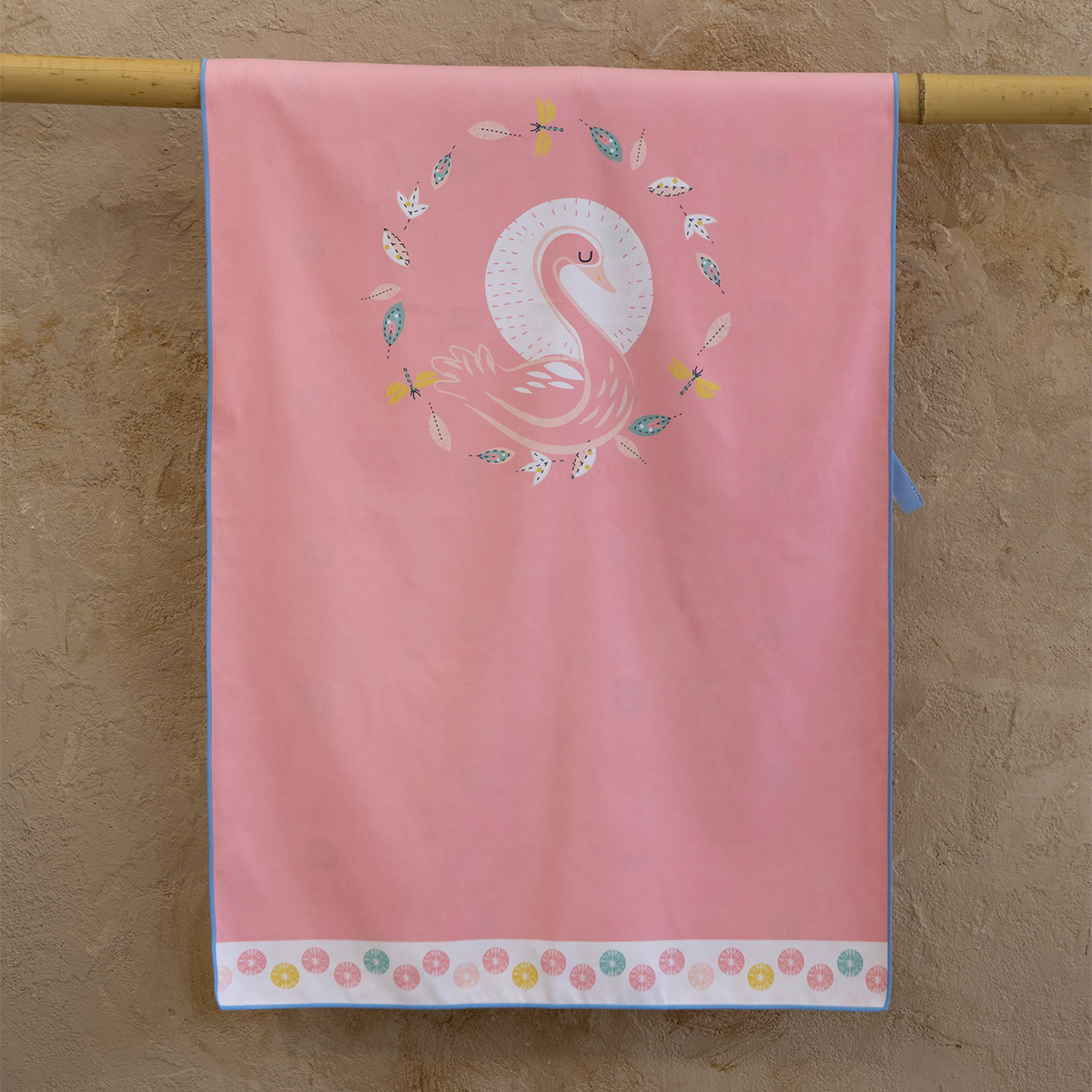 Παιδική Πετσέτα Θαλάσσης Microfiber (70×140) Nima Swan