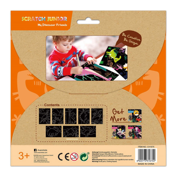 Ζωγραφική Scratch Avenir Dinosaur