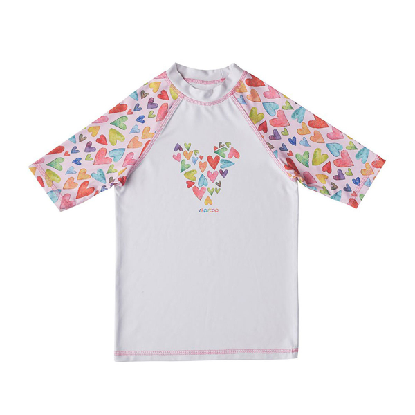 Παιδική Μπλούζα Με Αντηλιακή Προστασία Slipstop Hearts