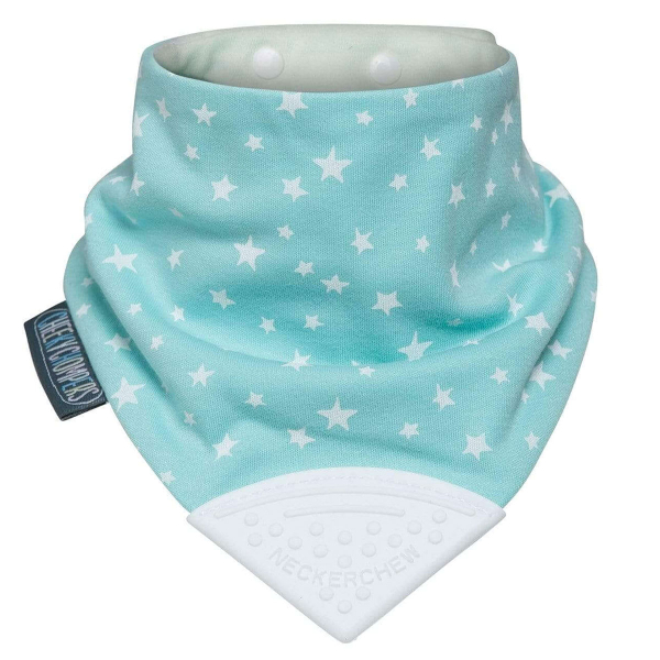 Σαλιάρα - Μπαντάνα Με Μασητικό 2-24 Μηνών Cheeky Chompers Sage Stars