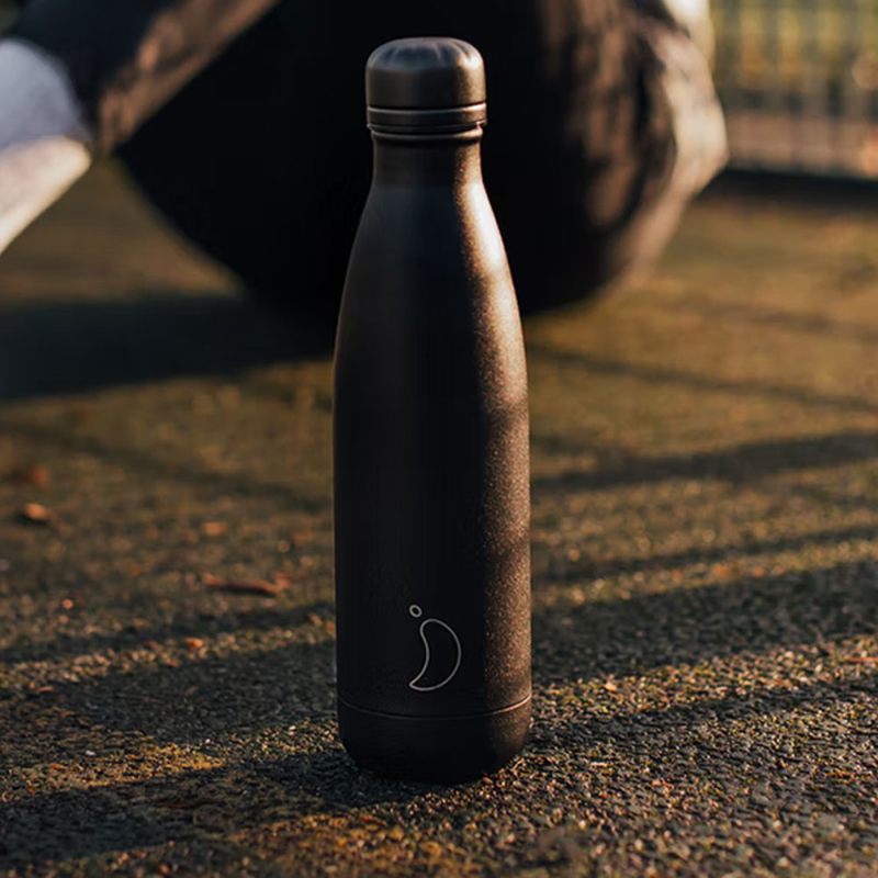 Μπουκάλι Θερμός 500ml Chilly's Bottle All Black