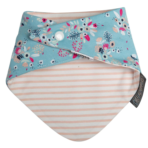 Σαλιάρες - Μπαντάνα 2-24 Μηνών (Σετ 2τμχ) Cheeky Chompers Bloom & Love