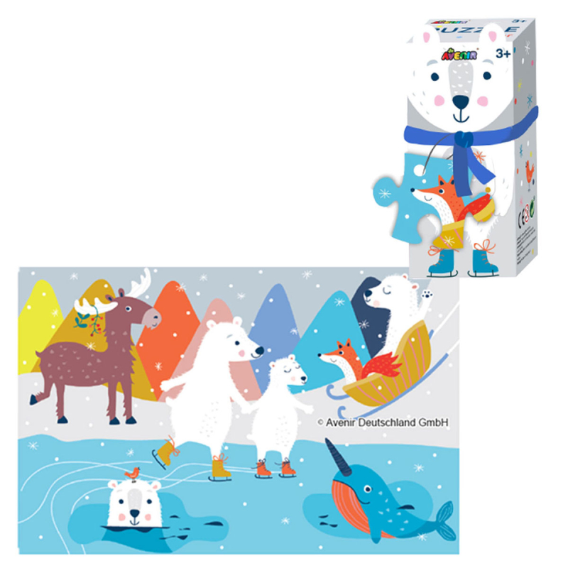 Παζλ Με 28 Κομμάτια Avenir Polar Bear