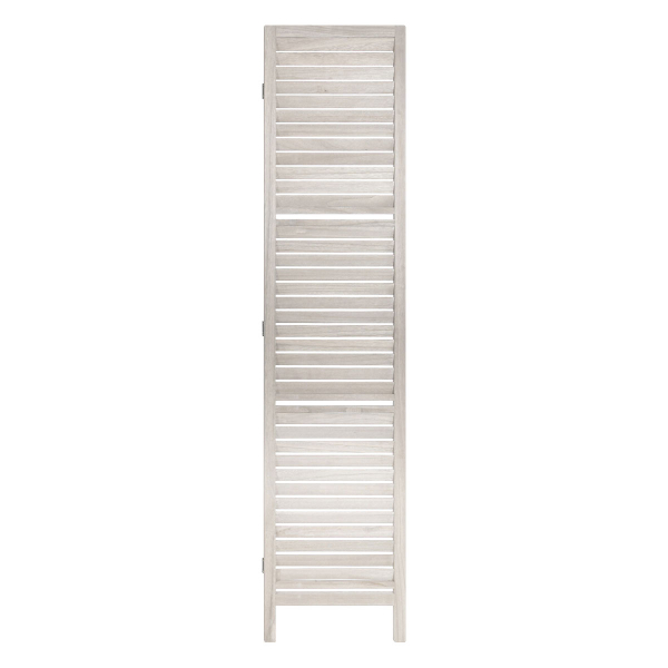 Παραβάν Με 3 Ράφια (120.5x37x170) A-S White 157120A