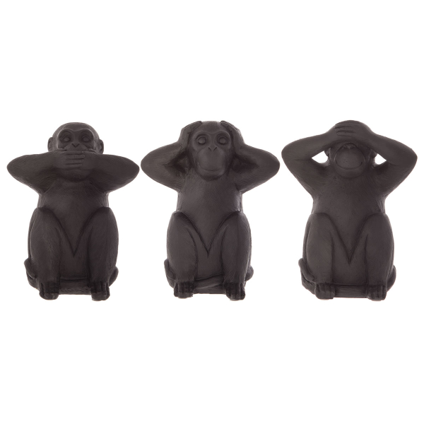 Διακοσμητικά Χώρου (Σετ 3τμχ) A-S Wisdom Monkeys 155036
