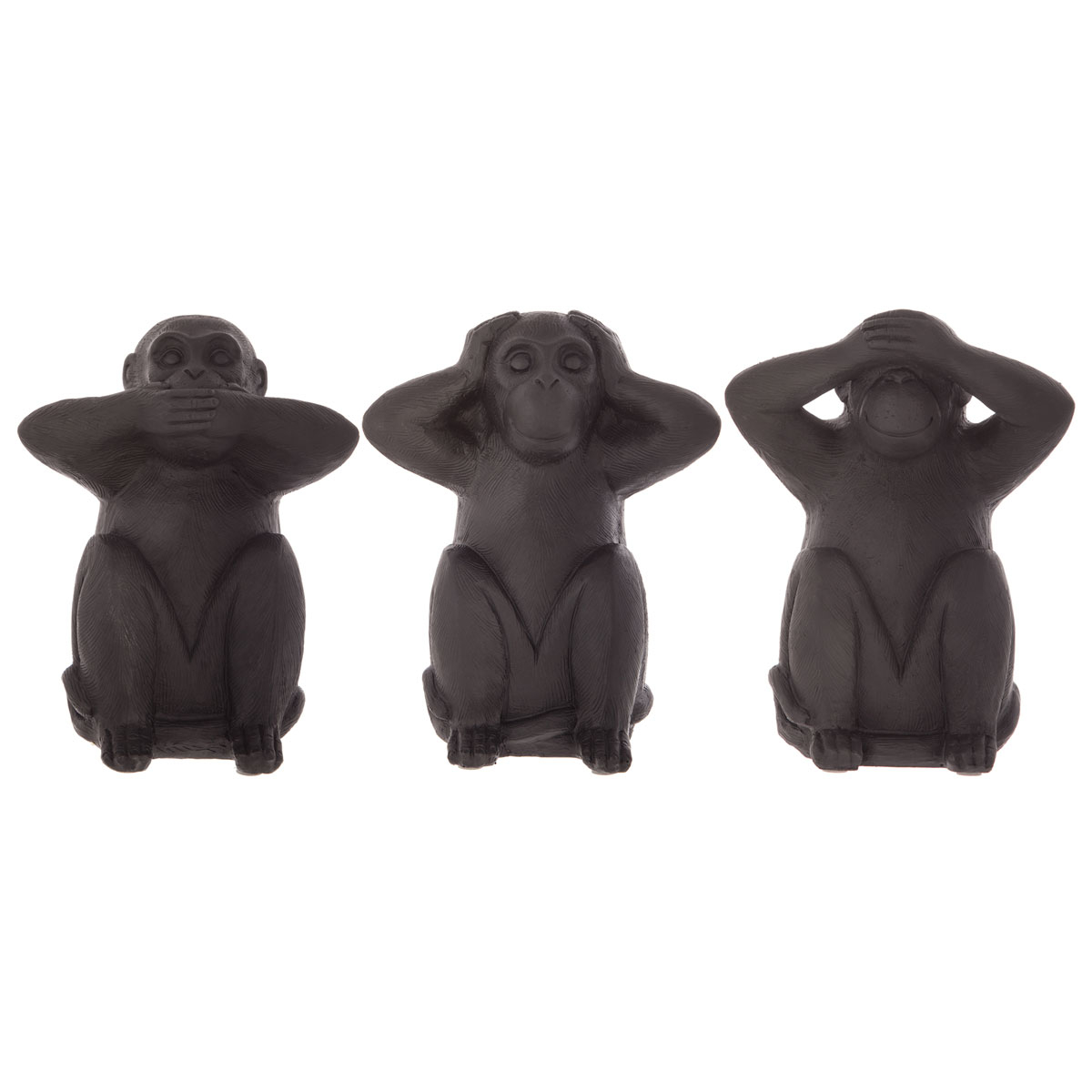 Διακοσμητικές Φιγούρες Μαιμούδες (Σετ 3τμχ) A-S 155036 204933