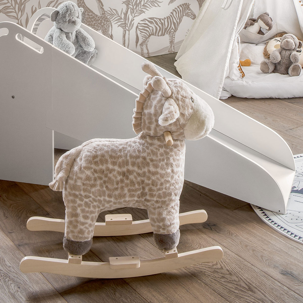 Κουνιστό Παιχνίδι (64X33X55) A-S Giraffe 174236 Home Παιχνίδια Κουνιστά Spitishop