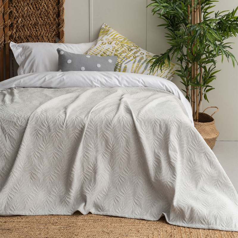 Κουβερτόριο Υπέρδιπλο (230x260) Palamaiki Jude Grey